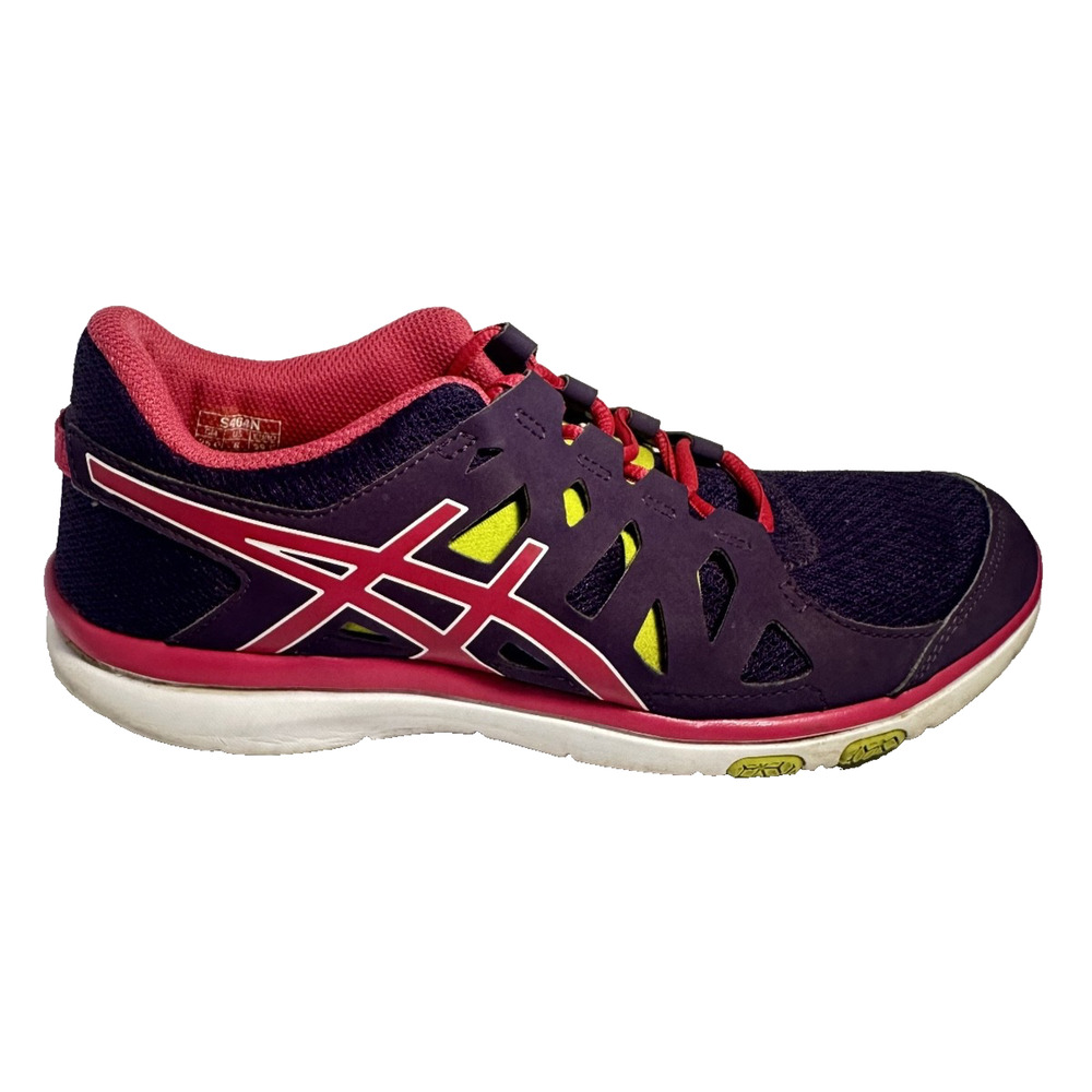 ASICS Gel-Fit Sana S464N Women’s Training Shoes Purple Pink Size 8 Lightweight